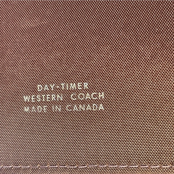 Day - Timer Western Coach Made In Canada Vintage Binder - Picture 13 of 15